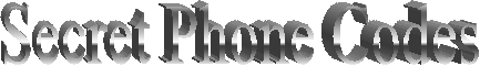 Secret Phone Codes